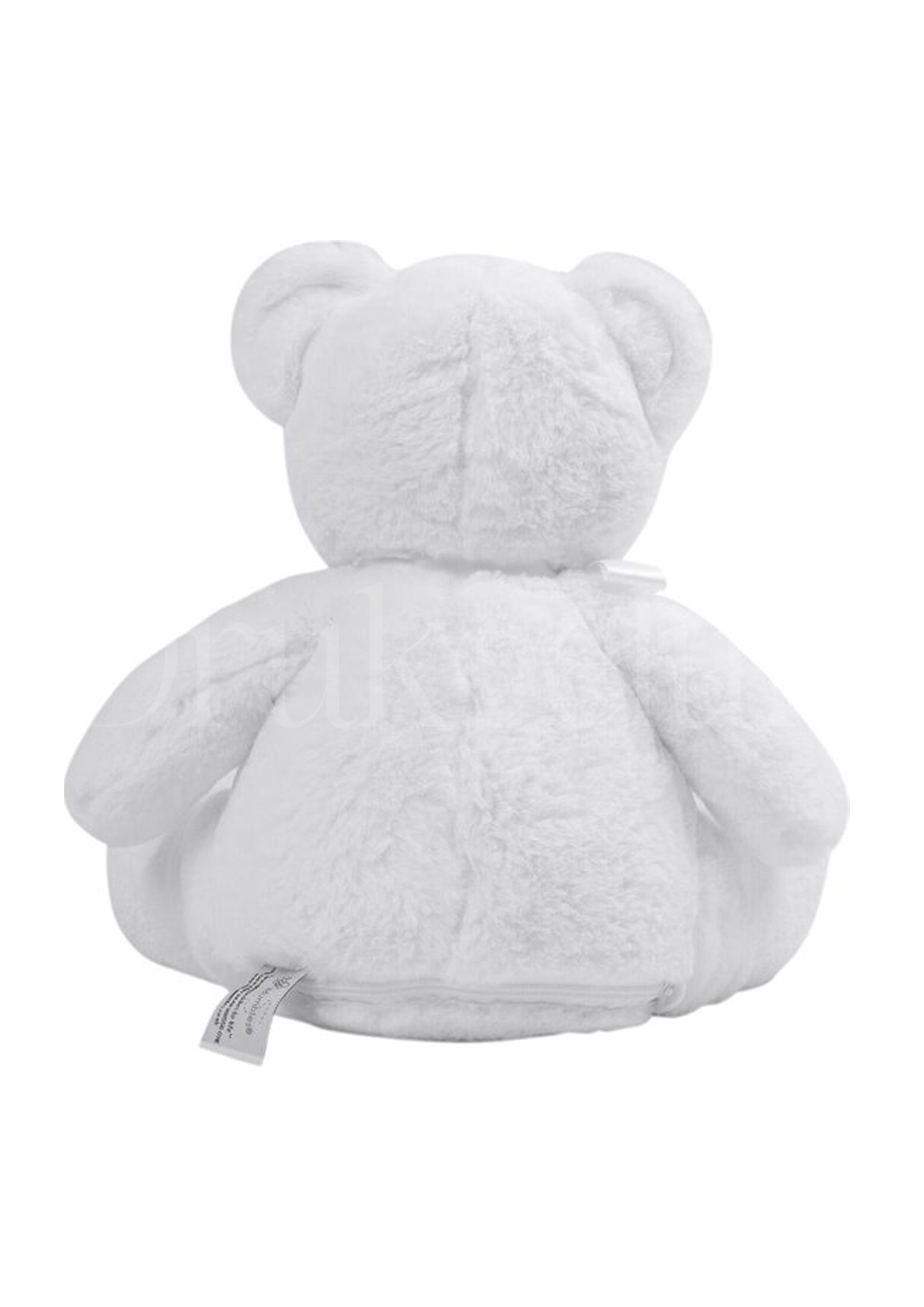 Wensknuffel Teddy wit 40 cm - Drukgeluk