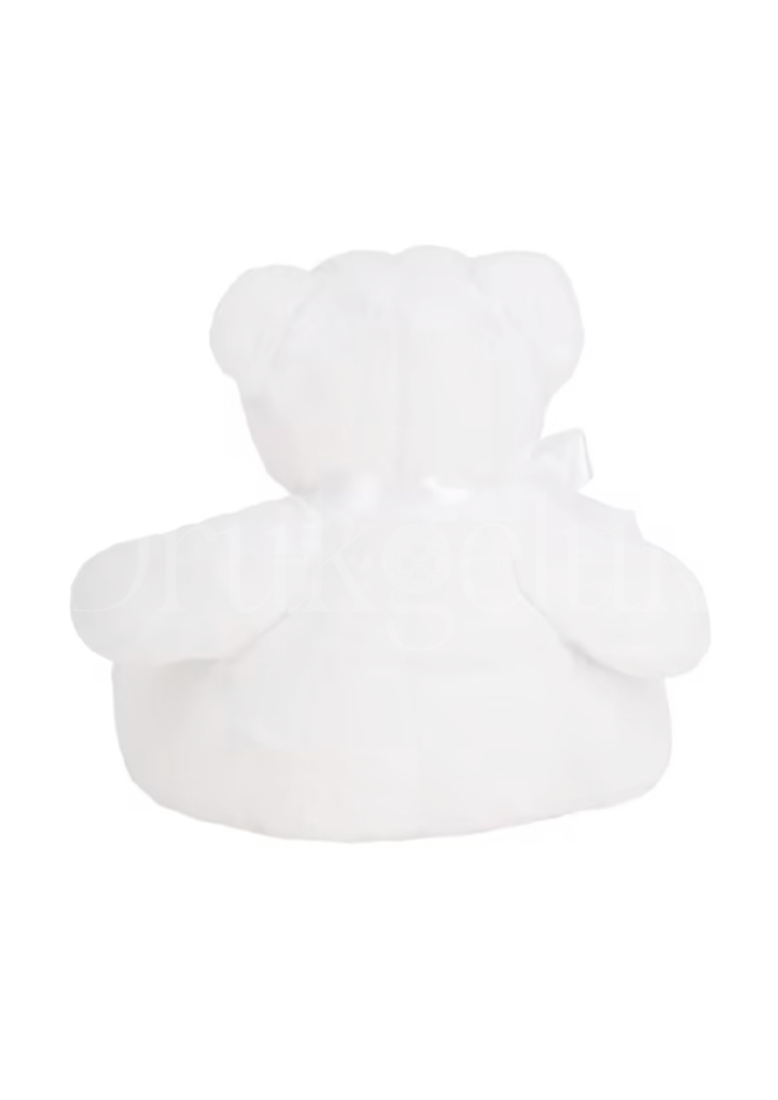 Wensknuffel Teddy wit 23cm - Drukgeluk