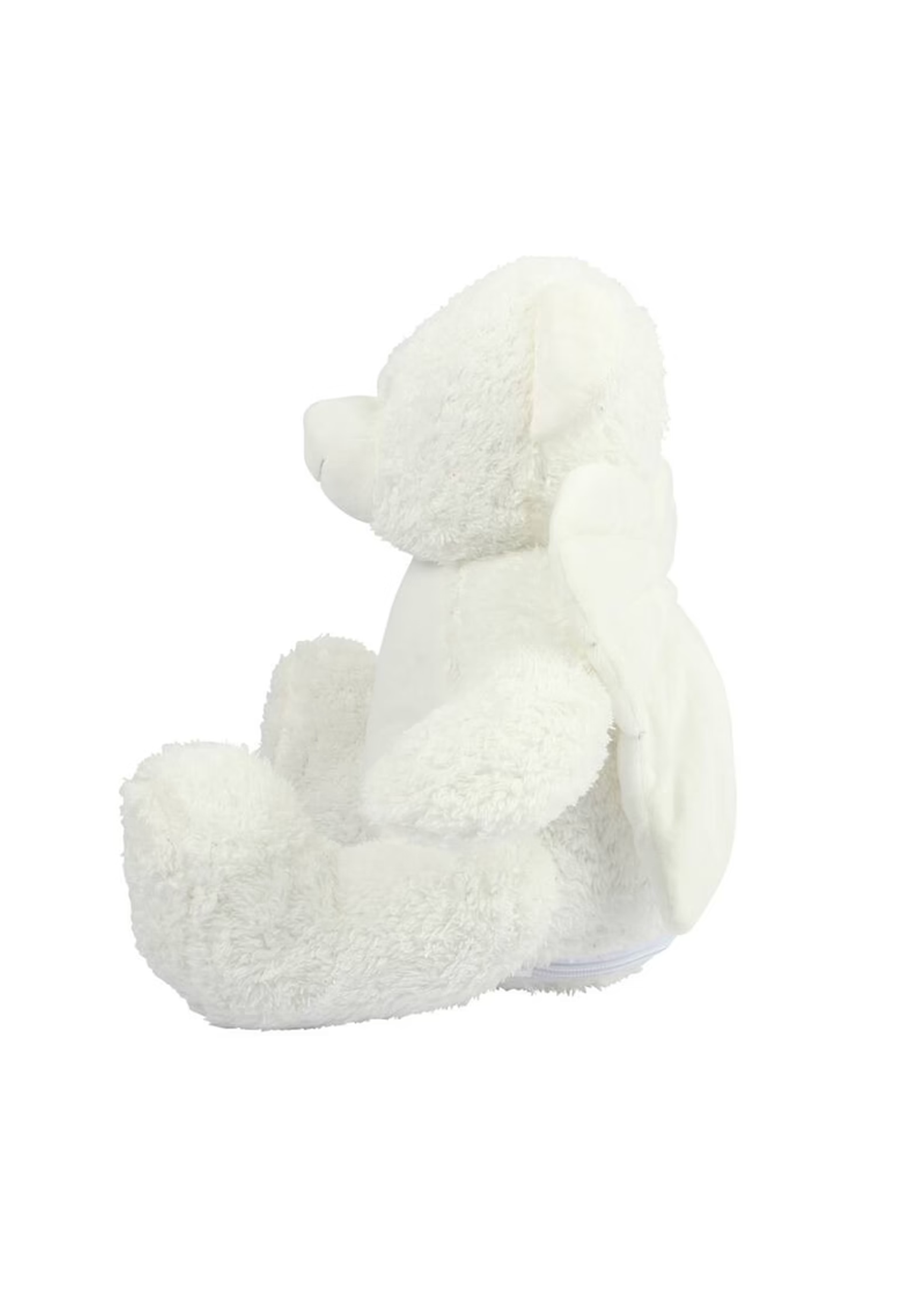 Sterrenknuffel Teddy vleugels wit met rits 40cm - Drukgeluk